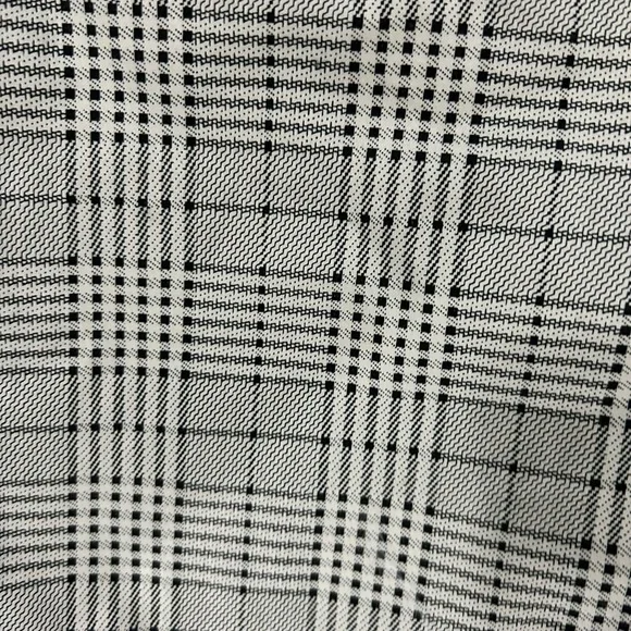 H&M Black White Plaid Checkered Dress Pants Women’s Size 8 Slim Fit - Picture 3 of 6